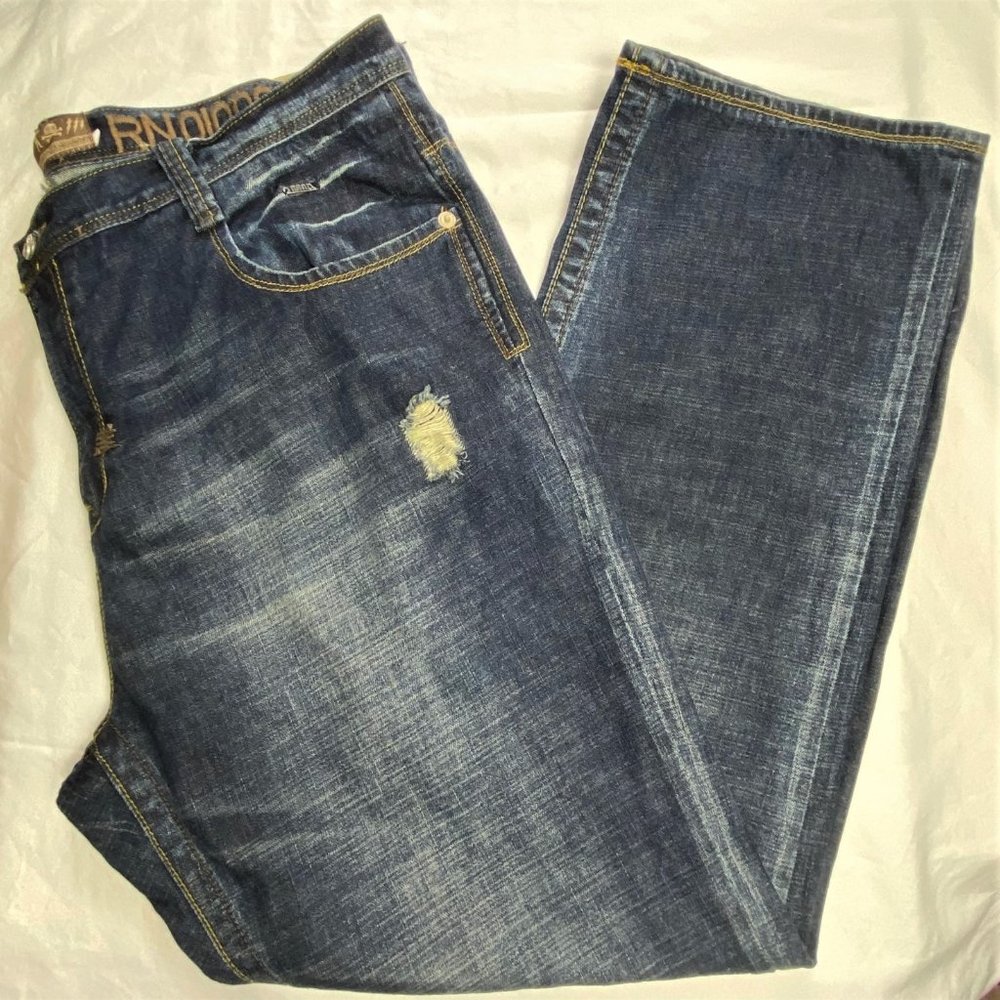 Akademiks ASAP Jeans Lot 009 Men's Size 44 Distressed Streetwear Hip Hop